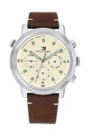 TOMMY HILFIGER Casual Brown Leather Strap