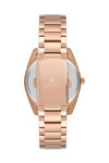 BEVERLY HILLS POLO CLUB Diamond Rose Gold Stainless Steel Bracelet