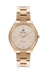 BEVERLY HILLS POLO CLUB Diamond Rose Gold Stainless Steel Bracelet