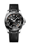 LONGINES HydroConquest Automatic Dual Time Black Rubber Strap