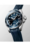 LONGINES HydroConquest Automatic Dual Time Blue Rubber Strap