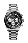 LONGINES Conquest Automatic Chronograph Silver Stainless Steel Bracelet