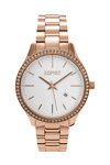 ESPRIT Glory Crystals Rose Gold Stainless Steel Bracelet