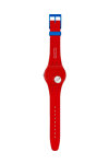 SWATCH Simpsons Wondrous Winter Wonderland Multicolor Silicone Strap