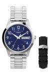 TIMEX Main Street Silver Stainless Steel Bracelet Gift Set