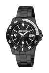 JUST CAVALLI Gents Black Stainless Steel Bracelet