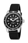 ROBERTO CAVALLI Gents Black Silicone Strap