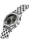 ROSEFIELD The Gemme Silver Stainless Steel Bracelet