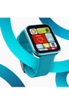 MAREA Smartwatch Light Blue Rubber Strap