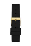 GUESS Eve Crystals Black Rubber Strap