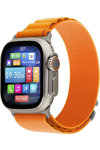 LEE COOPER Square Edge Plus Smartwatch Orange Fabric Strap