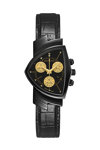 HAMILTON Ventura L Chronograph Black Leather Strap