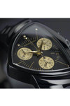 HAMILTON Ventura L Chronograph Black Leather Strap