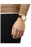 TISSOT T-Classic Classic Dream Brown Leather Strap