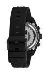 CATERPILLAR Oceania Dual Time Black Silicone Strap