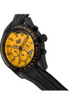 CATERPILLAR Oceania Dual Time Black Silicone Strap