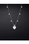 CHIARA FERRAGNI Silver Collection Sterling Silver Necklace with Zircons