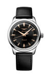 LONGINES Conquest Heritage Classic Automatic Black Leather Strap