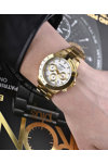 AQUADIVER Velocity Master Chronograph Gold Stainless Steel Bracelet