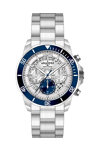 AQUADIVER Force Master Chronograph Silver Stainless Steel Bracelet