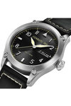 CERRUTI Borgatello Black Leather Strap