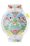 SWATCH Big Bold Dragon In Cloud Multicolor Silicone Strap