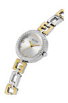 GUESS Lady G Crystals Two Tone Stainless Steel Bracelet