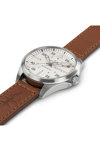 HAMILTON Khaki Aviation Pilot Automatic Brown Leather Strap