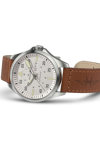 HAMILTON Khaki Aviation Pilot Automatic Brown Leather Strap