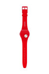 SWATCH Valentine's Day Simpsons Sweet Embrace Red Silicone Strap