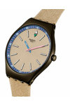 SWATCH Power Of Nature Sunbaked Sandstone Beige Combined Materials Strap