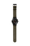 SWATCH Power Of Nature By The Bonfire Chronograph Khaki Combined Materials Strap