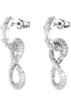 SWAROVSKI White Hyperbola drop earrings Infinity