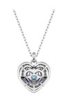 SWAROVSKI Blue Hyperbola pendant Heart