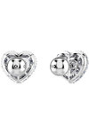 SWAROVSKI Blue Hyperbola stud earrings Heart