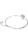 SWAROVSKI White Hyperbola bangle Heart