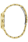 GUESS Tri Plaque Gold Stainless Steel Bracelet