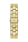 GUESS Tri Plaque Gold Stainless Steel Bracelet