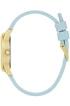 GUESS Mini Wonderlust Crystals Light Blue Rubber Strap