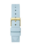 GUESS Mini Wonderlust Crystals Light Blue Rubber Strap