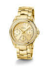 GUESS Ritzy Crystals Gold Stainless Steel Bracelet