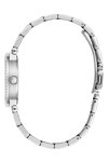 GUESS Fawn Crystals Silver Stainless Steel Bracelet