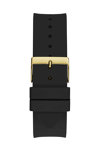 GUESS Reputation Black Rubber Strap