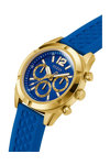 GUESS Resistance Blue Rubber Strap