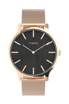 TIMEX Transcend Rose Gold Stainless Steel Bracelet