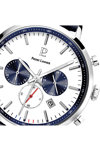 PIERRE LANNIER Baron Chronograph Blue Leather Strap