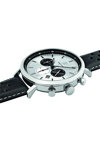 PIERRE LANNIER Baron Chronograph Black Leather Strap