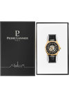 PIERRE LANNIER Automatic Black Leather Strap