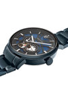 PIERRE LANNIER Trio Automatic Blue Stainless Steel Bracelet