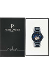 PIERRE LANNIER Trio Automatic Blue Stainless Steel Bracelet